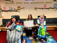 Cheryl with Garfield Center students